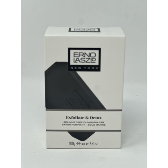 New Erno Laszlo Exfoliate and Detox Sea Mud Deep Cleansing Bar 100 mg | 3.4 oz - Picture 1 of 4